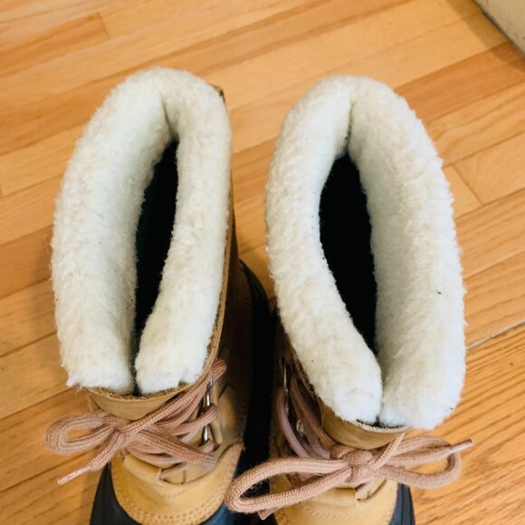 Sorel Caribou Women’s US 8 NL1004-280 Leather Waterproof Winter Snow Boots - Picture 8 of 11